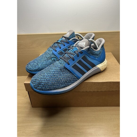 Adidas Solar Boost Mens Size 10 Shoes Energy Blue Black Running Sneakers - Picture 4 of 11